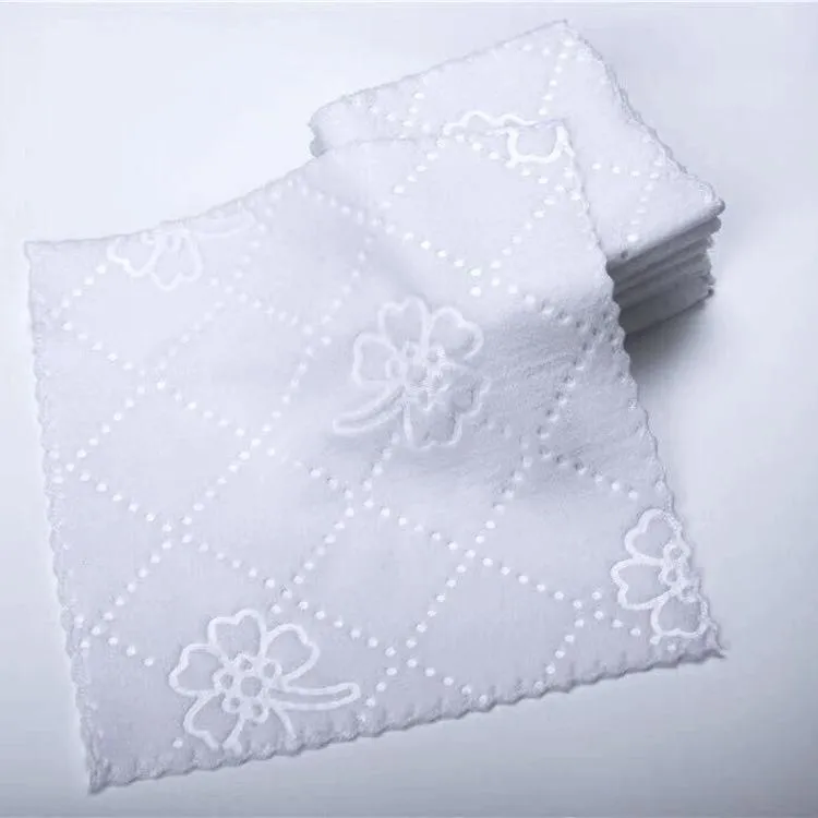 Party Wedding Table Napkins Home Kitchen Printing Pattern Tea Towel Absorbent Dish Cleaning Towels Cocktail Napkin VT0685