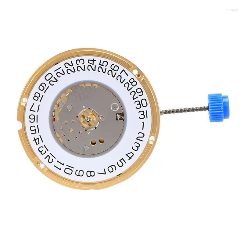 Kits de ferramentas de reparo para ETA F05.115 Data em 3 'Quartz Movement 3 Pin Relógio com ajuste STEM Sem peças de bateria Hele22