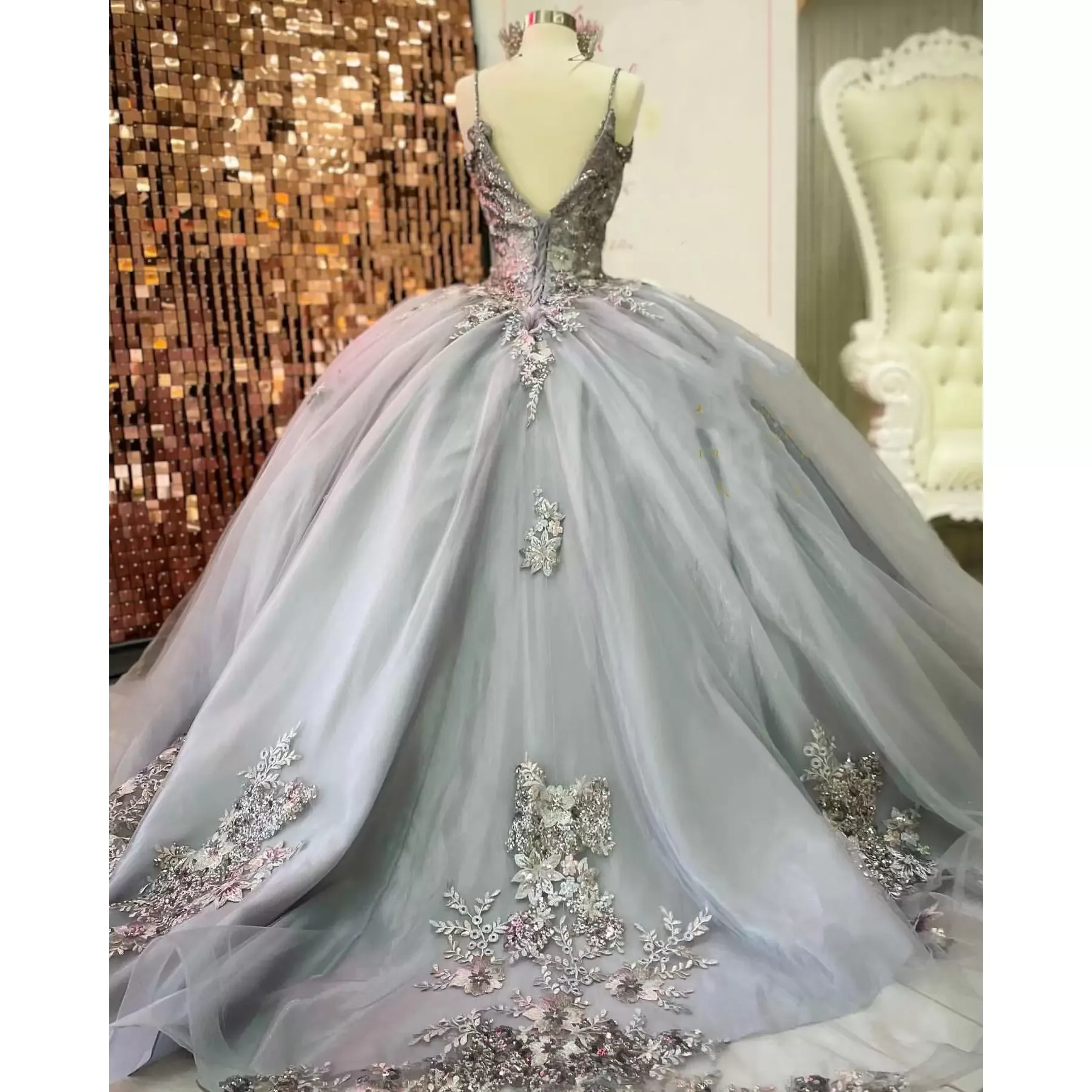 Designer Cape Emellished Bridal Ball Gown – sasyafashion