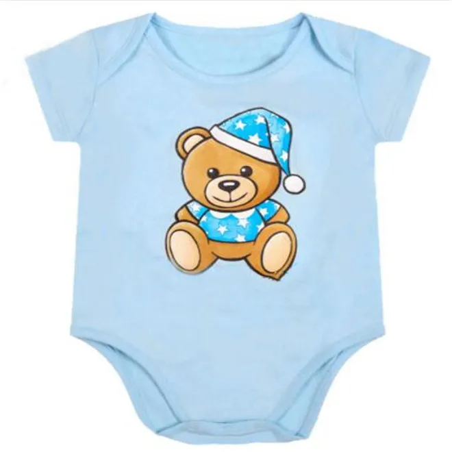 Katoen pasgeboren baby rompelt kleding grappige schattige peuter baby jumpsuits bodysuit outfits 0-24 maand