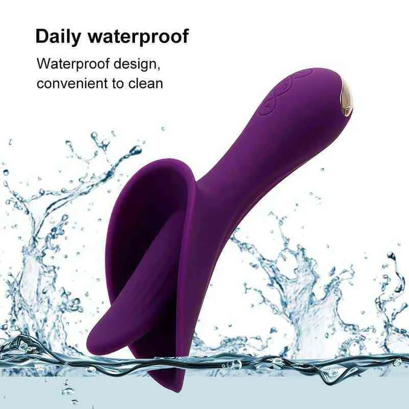 Ikoky NXY Vibrators Tongue Vibrator Oral Sex Massager 10 Mode Clitoris Stimulator Silicone Female Masturbator_voghion.com