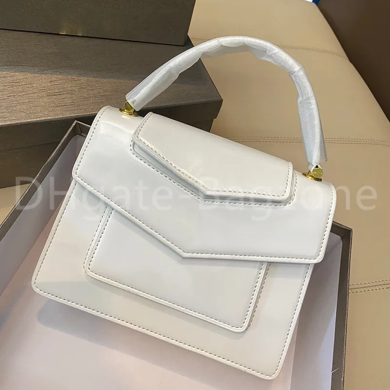 Ny designer messenger väska mode damer handväska ormhuvud kalvskinn klaff fem färger