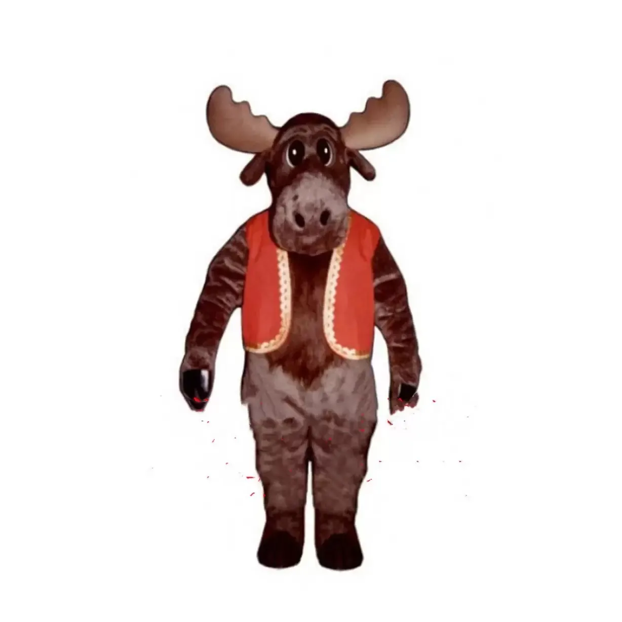 2022 Brown Animal Costume De Mascotte Halloween Noël Fantaisie Fête Personnage De Dessin Animé Outfit Costume Adulte Femmes Hommes Robe Carnaval Unisexe Adultes