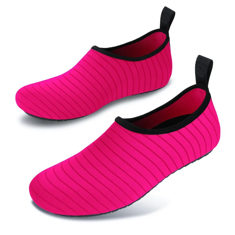 أحذية المياه للسيدات والرجال الصيف حافي القدمين الجوارب الجافة الجافة للسباحة الشاطئية يوجا تمرين أكوا أحذية 220623