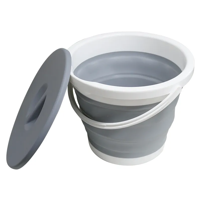 Inklapbare plastic emmer opvouwbare ronde kuip voor huisreinigingsruimte bespaard buiten waterpot voor tuin of camping draagbare viswateremmer 1222930