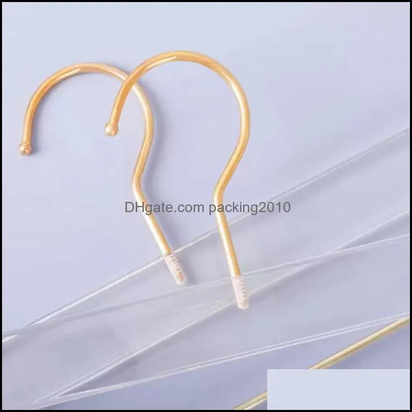 transparent acrylic hanger high-end pants skirts hanger rack with golden clips clear display stand pae13718