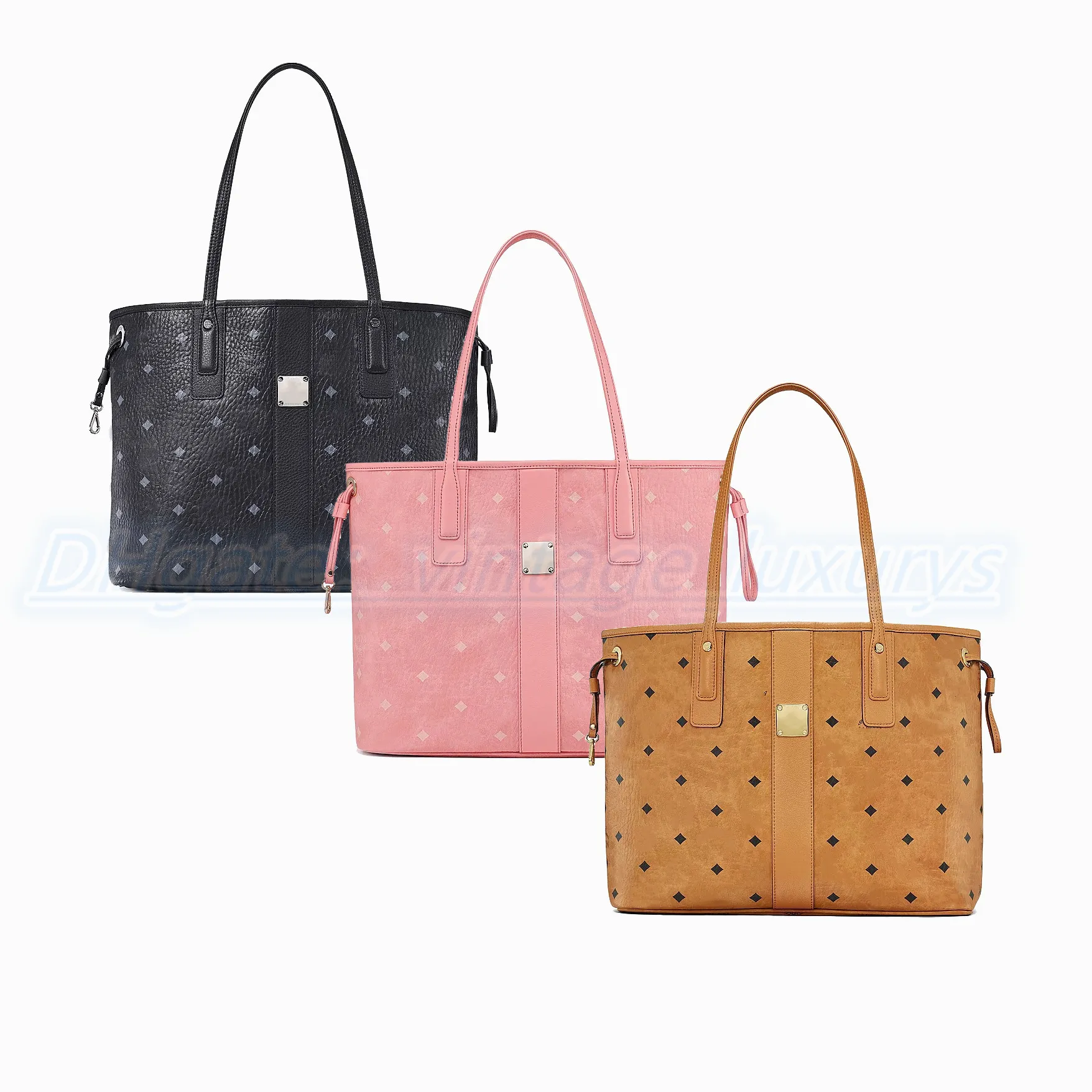 Luxurys Designers the tote womens famous Tassen lederen heren Portefeuilles dubbelzijdige boodschappentas pochette geschenk Cross Body bakken met clutch bag Schouderhangbag portemonnee