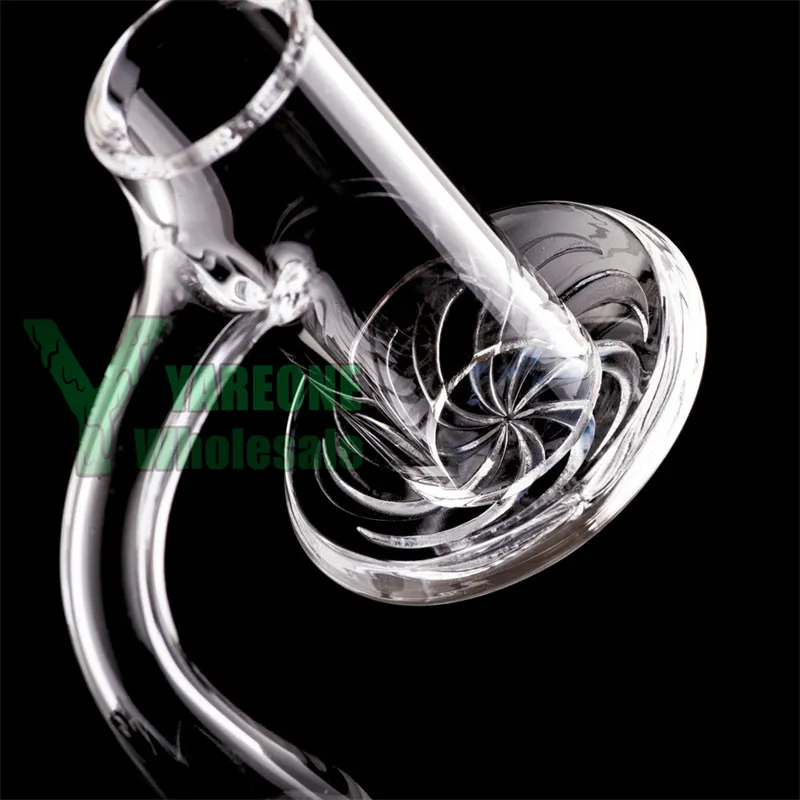 Fumer Full Weld Beveled Edge Blender Quartz Banger 20mm OD YAREONE 45 90 Degrés Mâle Sans Soudure Dab Nails 14mm 10mm pour Verre Eau Bongs Oil Rigs Pipes