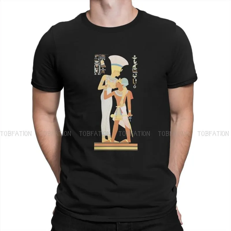 Men's T-Shirts Egyptian Ancient Egypt Culture Men's TShirt Anouke And The Pharaoh Ramses From History Individuality T ShirtMen's Men'sMe