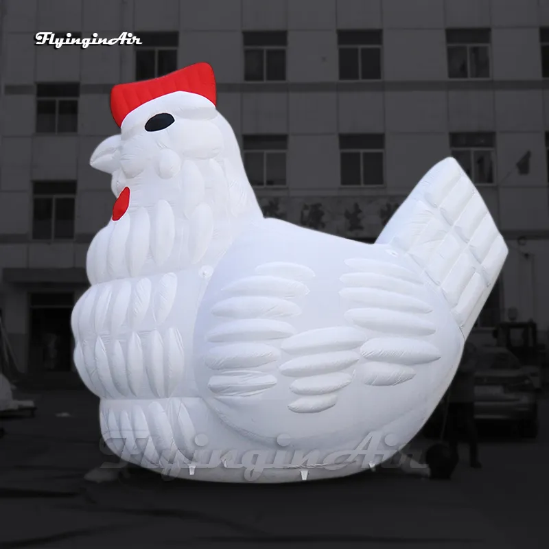 Plastic Inflatable Chicken Large Inflatable Chicken Decoration, Outdoor Advertising Mascot Model ...