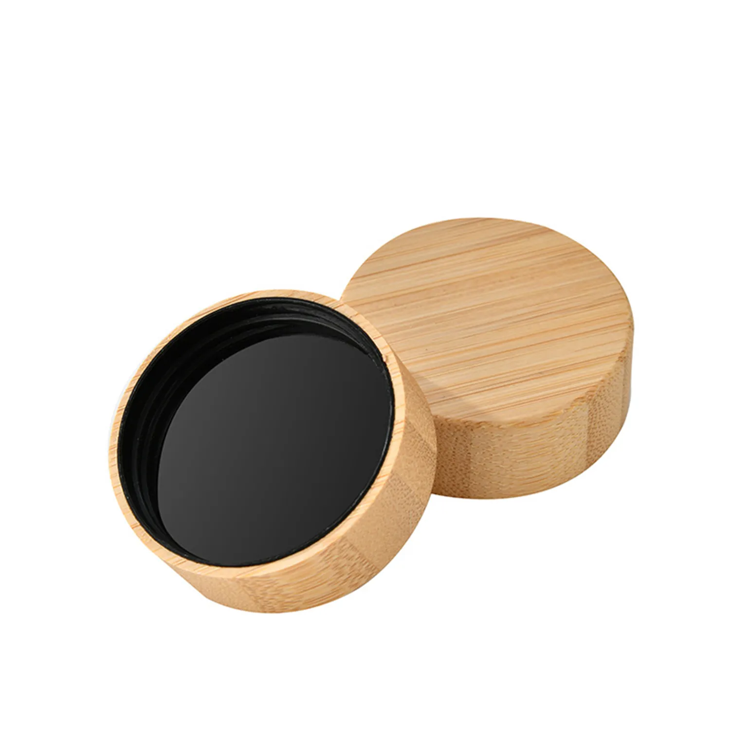 40 Pcs Wooden Lids For 4 Oz & 8 Oz Spice Jars - Reusable Airtight Canning Lids