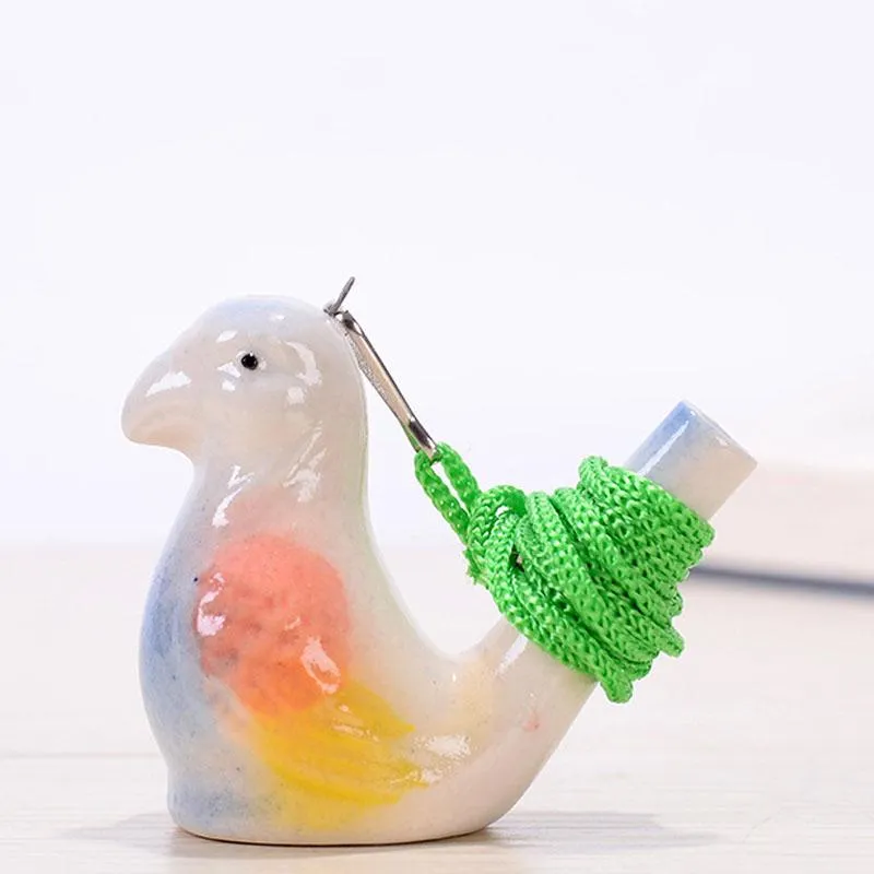 Creative Water Bird Whistle Clay Birds Ceramic Glazed Song Chirps Bath time Kids Toys Gift Christmas Party Favor Home Decoration BH5310 TYJ