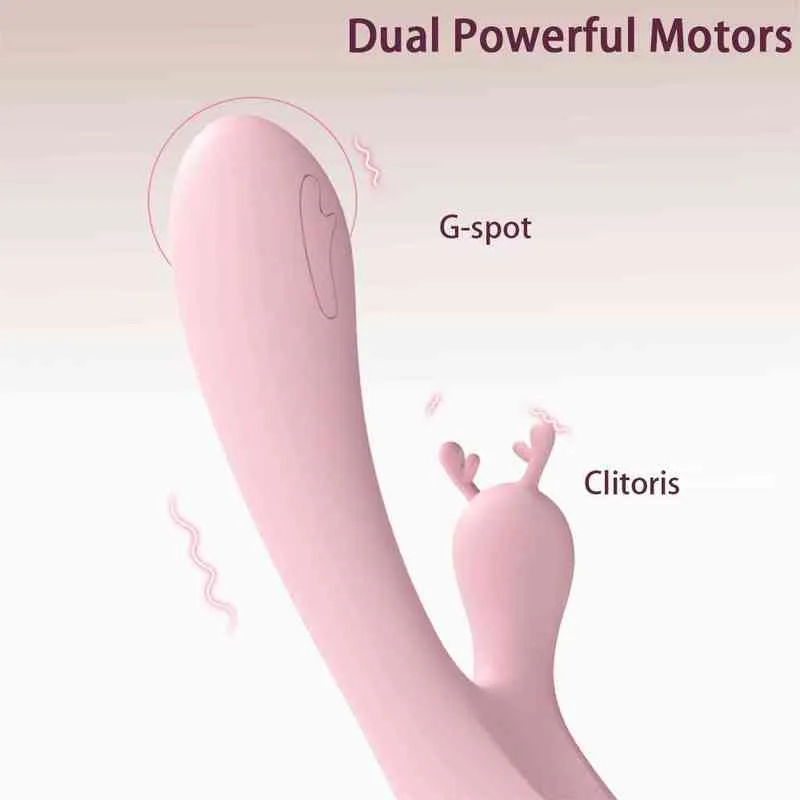 Rabbit Vibrator for Woman 10 Speed G Spot Vagina Clitoris Stimulator Masturbator Dildo Vibrators Adult Sex Toys for Woman Couple (6)