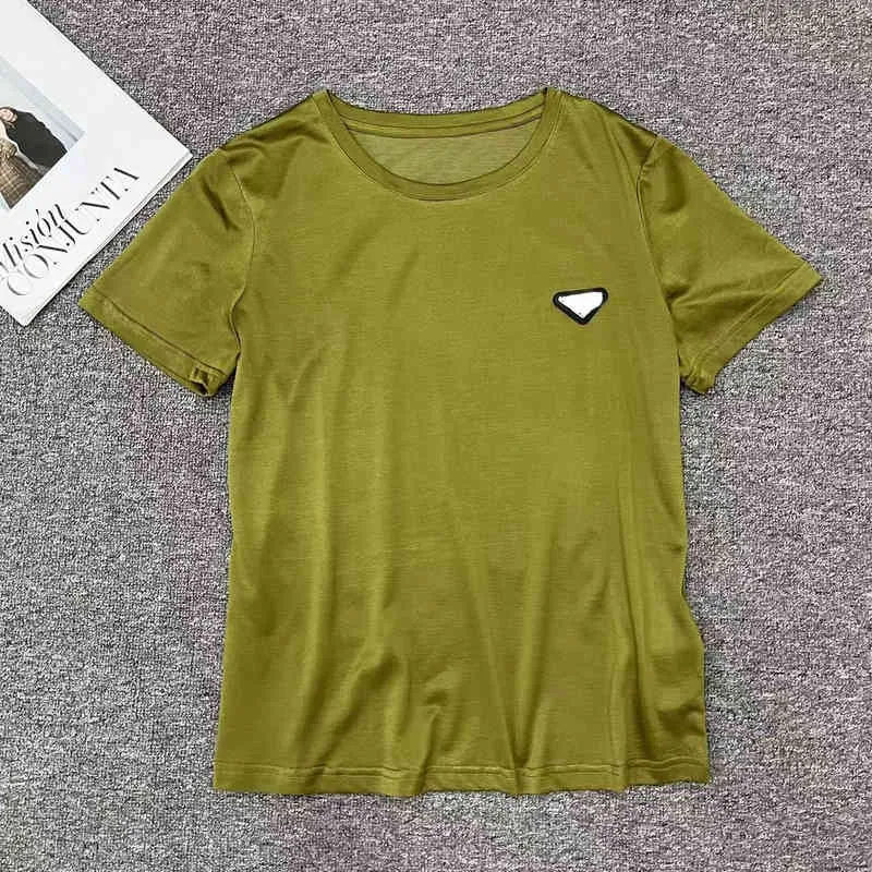Women's T-Shirt Brand casual 2022 new triangle t short sleeve women
