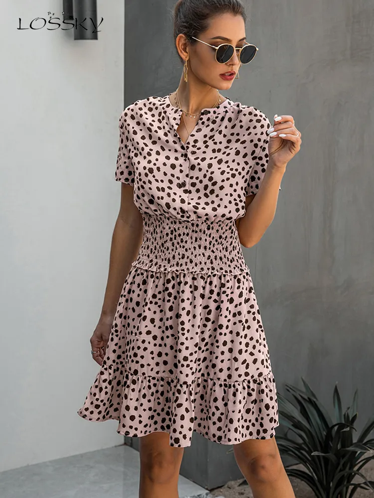 green emerald velvet dress Berylove Women Strapless Graduation Dress White Black Polka Dot Midi Holiday Dress, White Black Dot / US24W main image 1