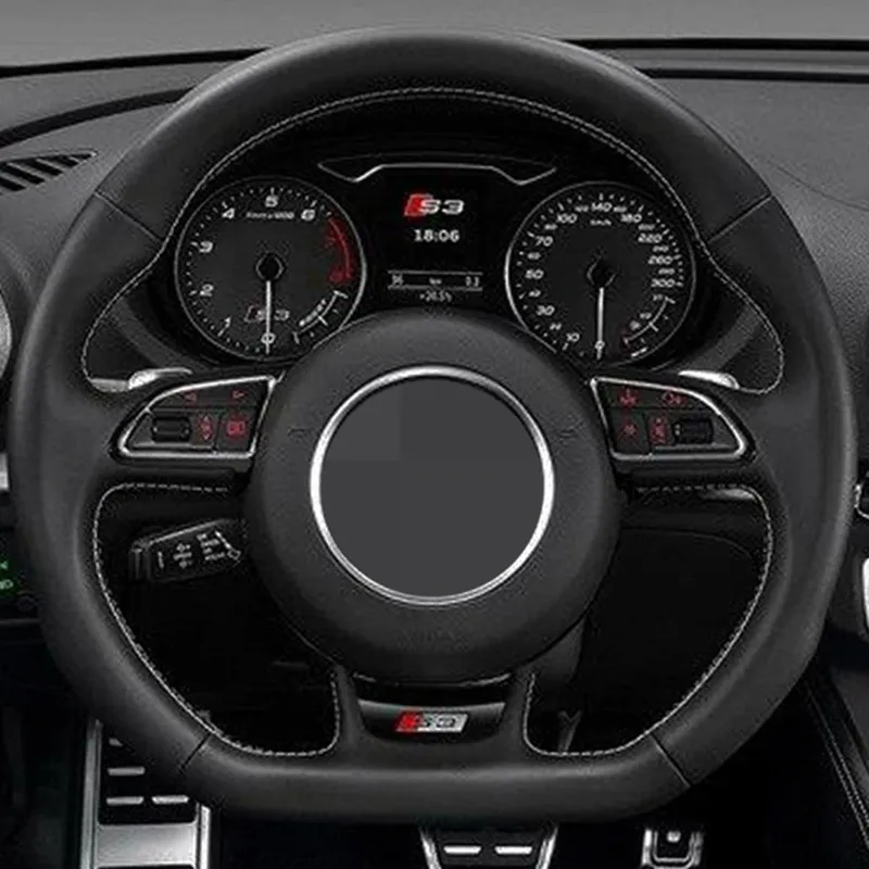 Hand Stitched Non Slip Black Suede Silicone Steering Cover For Audi A5 A7  RS7 S7 SQ5 S6 S5 RS5, S4 RS4 S3 2012 2018 DIY From Gzy3300, $42.77