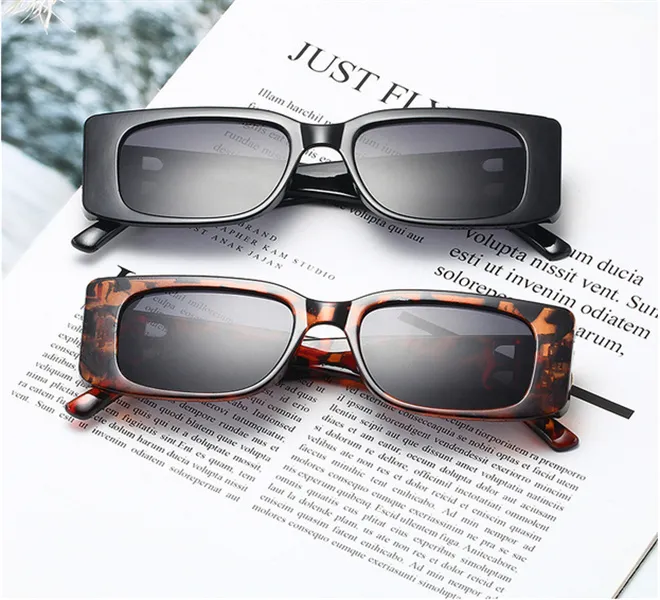 Neue Stil Square Mode Sonnenbrille Retro Kleinrahmen Doppel B Catwalk Mode