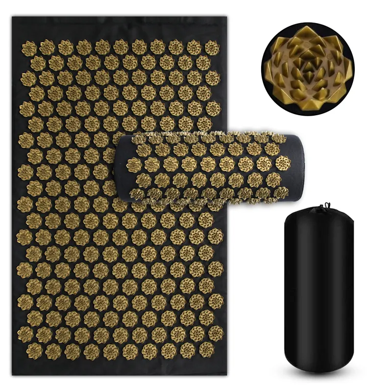 Comprar Pranamat Eco Lotus Spike Mat Acupuntura Masaje Cojín Aplicador para  Cuello Pie Espalda Yoga Acupresión Masaje Mat, pranamat eco