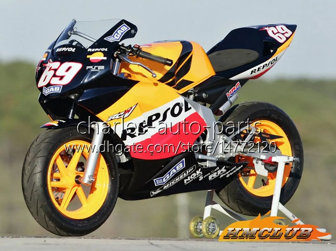 ホンダNSF 100 NSF100レプソルオレンジフェアリングのための