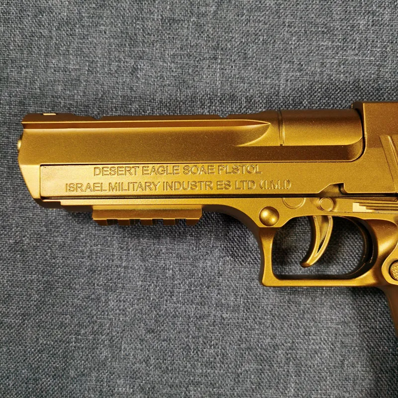 Pistolet Jouet Enfant Desert Eagle Avec 50 Soft Bullets, 32 Coques, 3 Chargeurs, Silencieux, Lampe Et Viseur Infrarouge Pistolet Avec Lampe Viseur