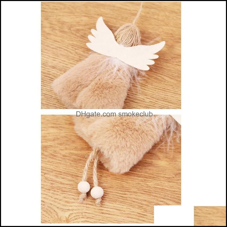 Xmas Tree Pendant Ornaments New Year Gifts Christmas Angel Dolls Christmas Decoration For Home DHLa49228t