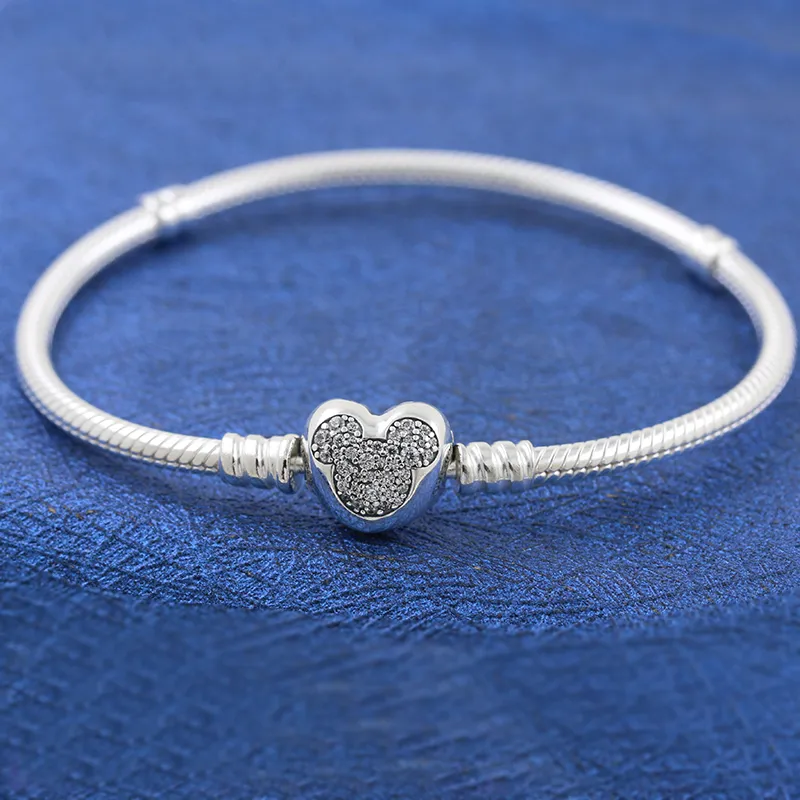 Bracciale Donna Argento 925 Con Ciondolo Cuore E Zirconia – Lettera Personalizzata, Regalo Perfetto Per San Valentino