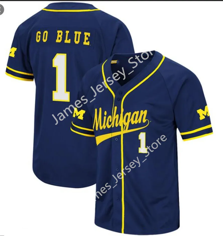 Michigan wolverines baseball jersey shop