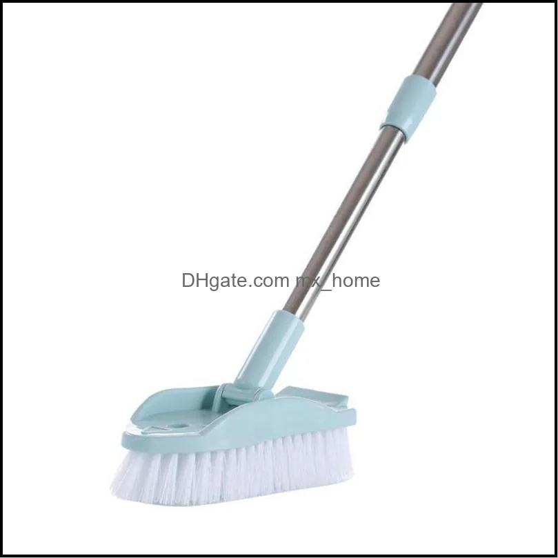 Adjustable Bathroom Wall Floors Cleaning Scrub Long Handle Brush For Bathtub Tile VJ-Drop1