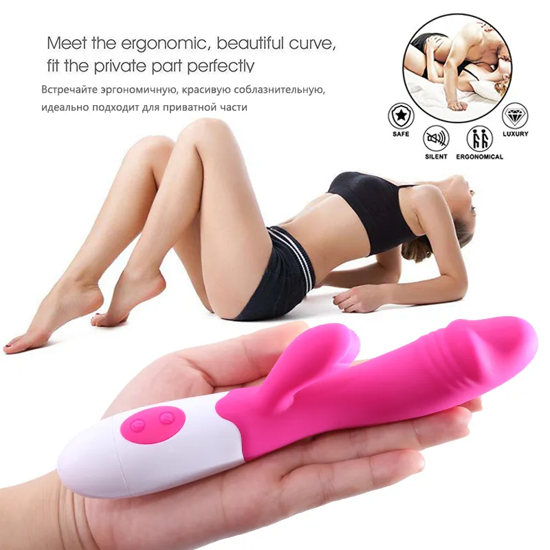 Abay 10 Velocità G Spot Vibratore femminile Potente Dildo Coniglio per le donne Stimolazione del clitoride Massaggio Masturbatori Adulto 18 Giocattoli sexy