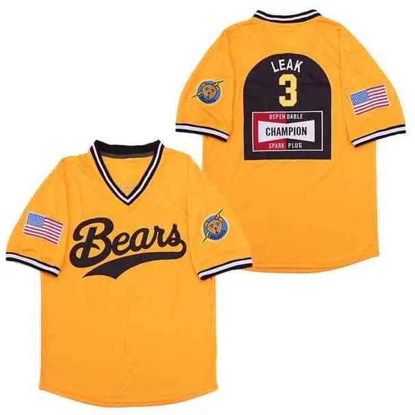 Xflsp The Bad News Bears Movie Jersey 12 Tanner Boyle 3 Kelly Leak 11 Amanda Whurlitzer Movie Baseball Jerseys Blanc Jaune Noir