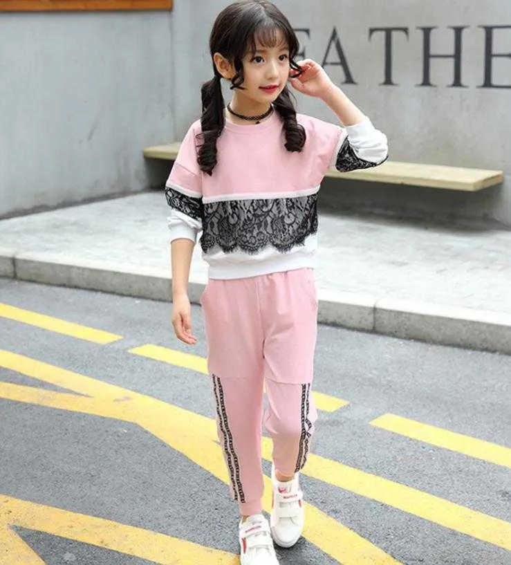 Girls Sports Costume For Lace Clothing For Girls Autumn Infant Girl Clothes  Spring Teenage Girlmerry Clothing 8 11 13 Years From Pangba921, $14.19