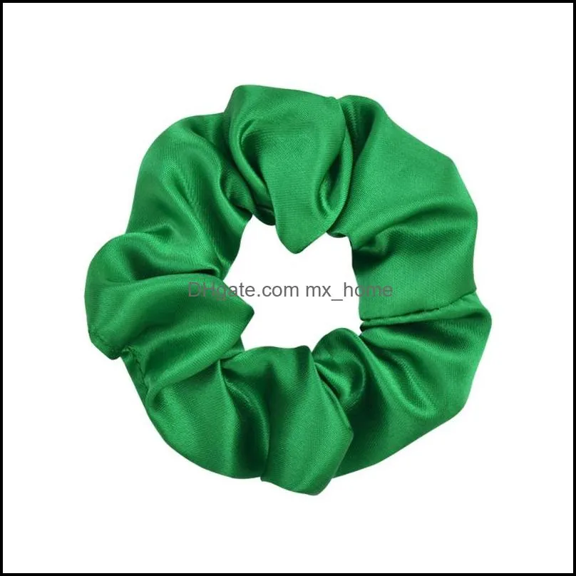 Solid Girl Elastic Hair Scrunchie Scrunchy Head Band Ponytail Hairbands Girls Hairs Rope Hair Accessories A275
