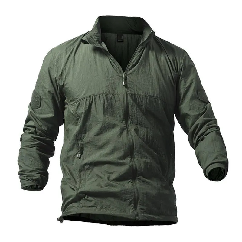 Mens Jackets Summer Ultra Light Tactical Quick Dry Waterproof