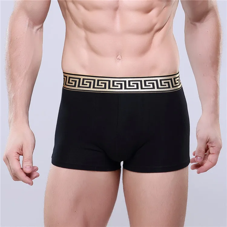 hoge kwaliteit onderbroek 4 stks/partij 11 kleuren sexy katoen mannen ademend heren ondergoed branded boxers ondergoed mannelijke boxer