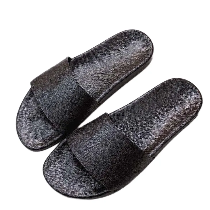 Designer de luxe unisexe hommes femmes pantoufles imprimé plat fleur espadrilles à carreaux chaussures sandales décontractées en cuir plate-forme pantoufle dames boucle plage tongs 35-46