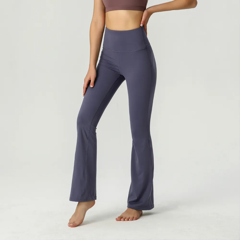 Lulu Groove Womens High Waist Flared Bell Bottom Track Pants Tight Height  Elastic For Running, Yoga, And Control Workouts 4 Way Stretch From  Smartears, $22.11