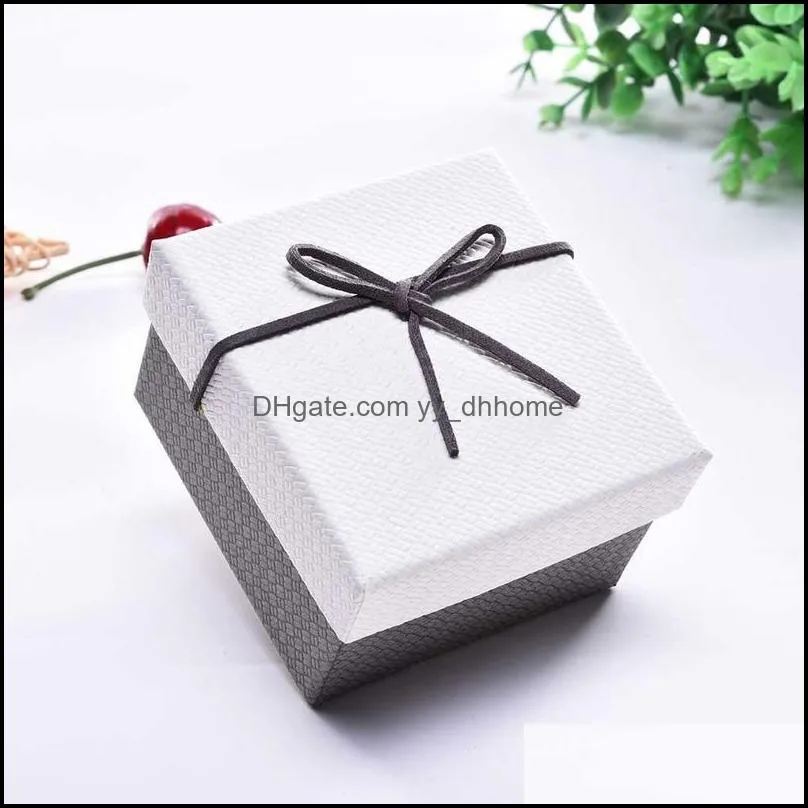 1PC Hot Sale Gift Box Innovative Bowknot Earrings Ring Jewelry Box Ring Watch Gift Accessories Wholesale 6Colors