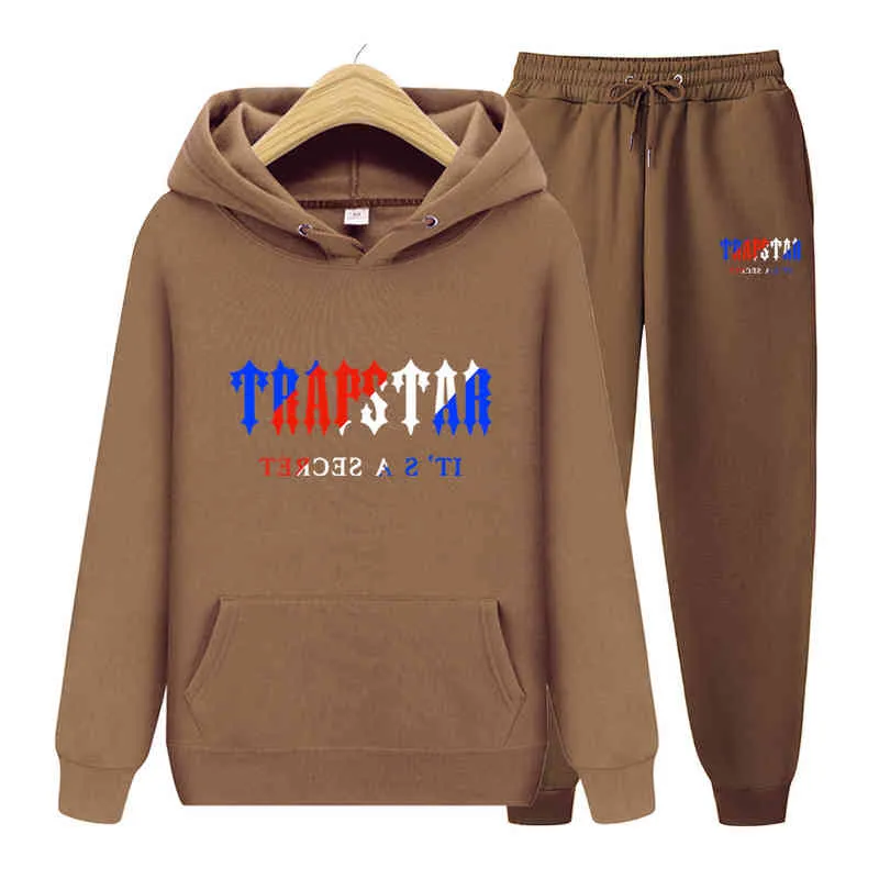 New Autumn Winter Brand Trapstar Tracksuit Mens Hoodie Sports Sets
