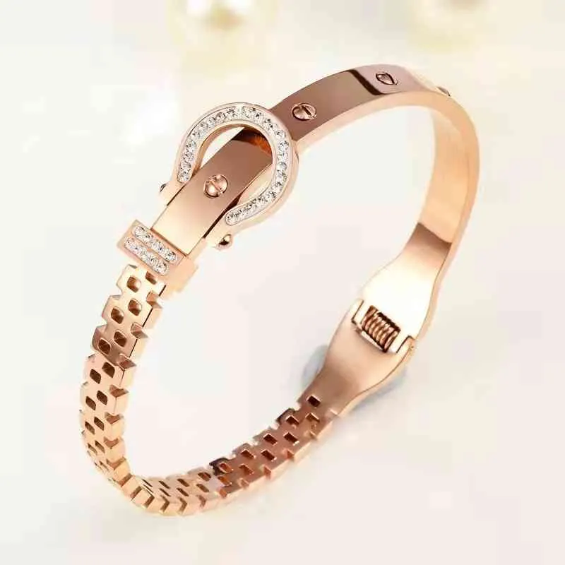 Fashion stainls steel mh bracelet accsori women jewelry bracelet for women sets roman numeral bangle