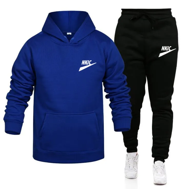 Mens Casual Tracksuit Set, Hoodies And Sweatpants Two Piece Sports