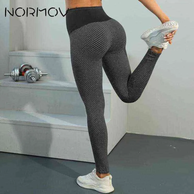سروال نسائي بدلة اليوغا Normov-Pantalones de con hebilla para mujer leggings portivos cintura alta ajustados elsticos realce correr 220415
