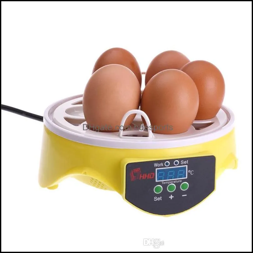 7 Digital Chicken Incubator Brooder Clear Egg Turning Incubator Hatcher Temperature Control Duck Bird Tray Automatic Incubator