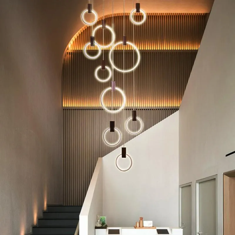 Pendant Lamps Designer Nordic Simple Wood Lights Led Hang Lamp Colorful Aluminum Fixture Kitchen Island Bar El Home DecorPendant