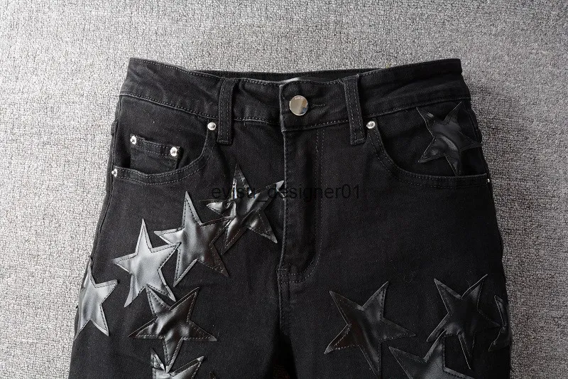 売り人気商品 691ハイストリートファッションブランドamirs Black Five Pointed Star Jeans For Young Menを 572 新品 予約受付 Escolaedim Com Br