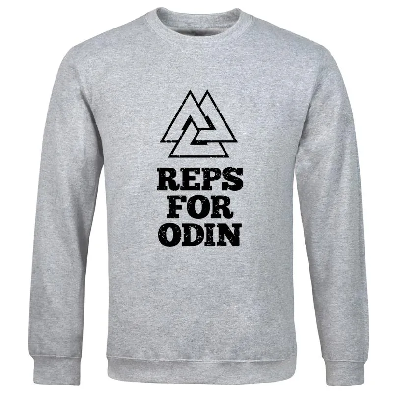 Sweats à capuche pour hommes Sweatshirts Hommes Streetwear Harajuku Reps pour Odin Vintage Simple Imprimé Pulls Printemps Automne Mode Beau SurvêtementM