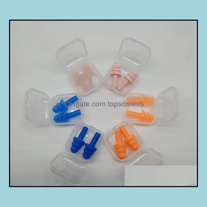 1000pairs Silicone Earplugs Swimmers Soft and Flexible Ear Plugs for travelling & sleeping reduce noise muntil colors