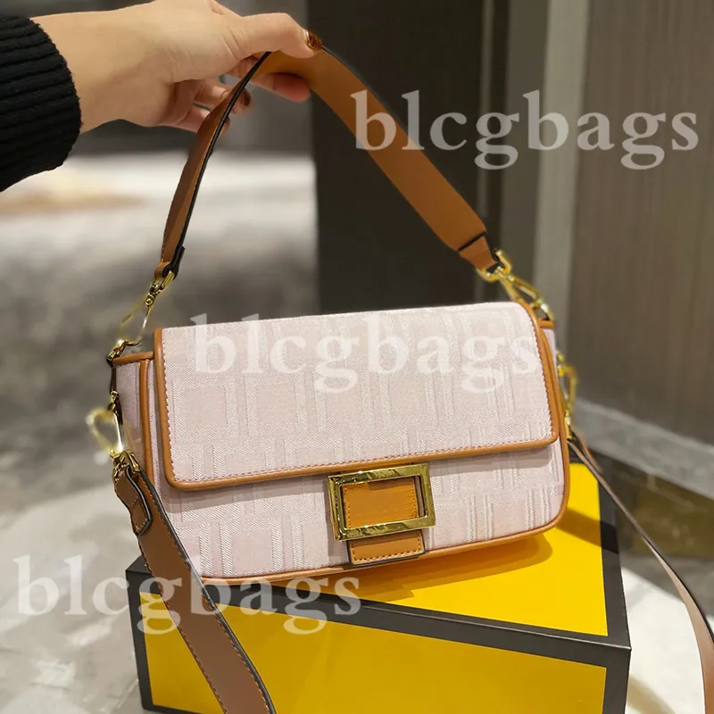 Bolsas de ombro de estilista de moda feminino grande capacidade baguete da moda Bolsa de temperamento transversal múltipla coloração carteiras de luxo