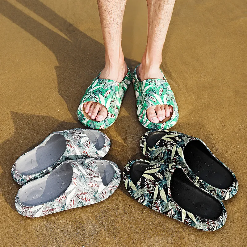 Yaz Moda Hindistan Cevizi Olgun Terlik Yee Terlik Flip Sesame Sokak Adam Plaj Ayakkabı Kadınlar Açık Terlik CX220331