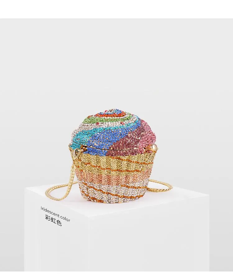 Rhinestone cupcake purse deals