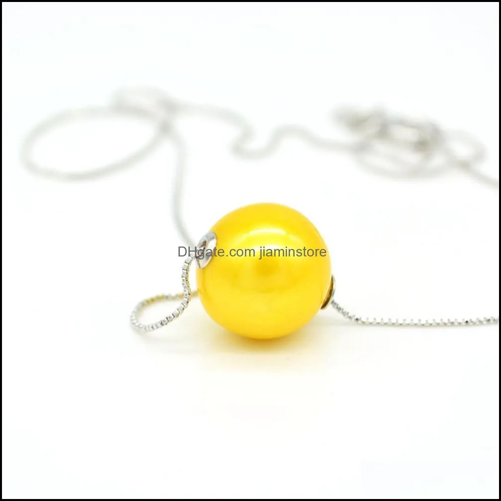wholesale high quality 11-12 mm edison pearls sterling silver necklace pendant S925 18 inches free shipping XL1C020
